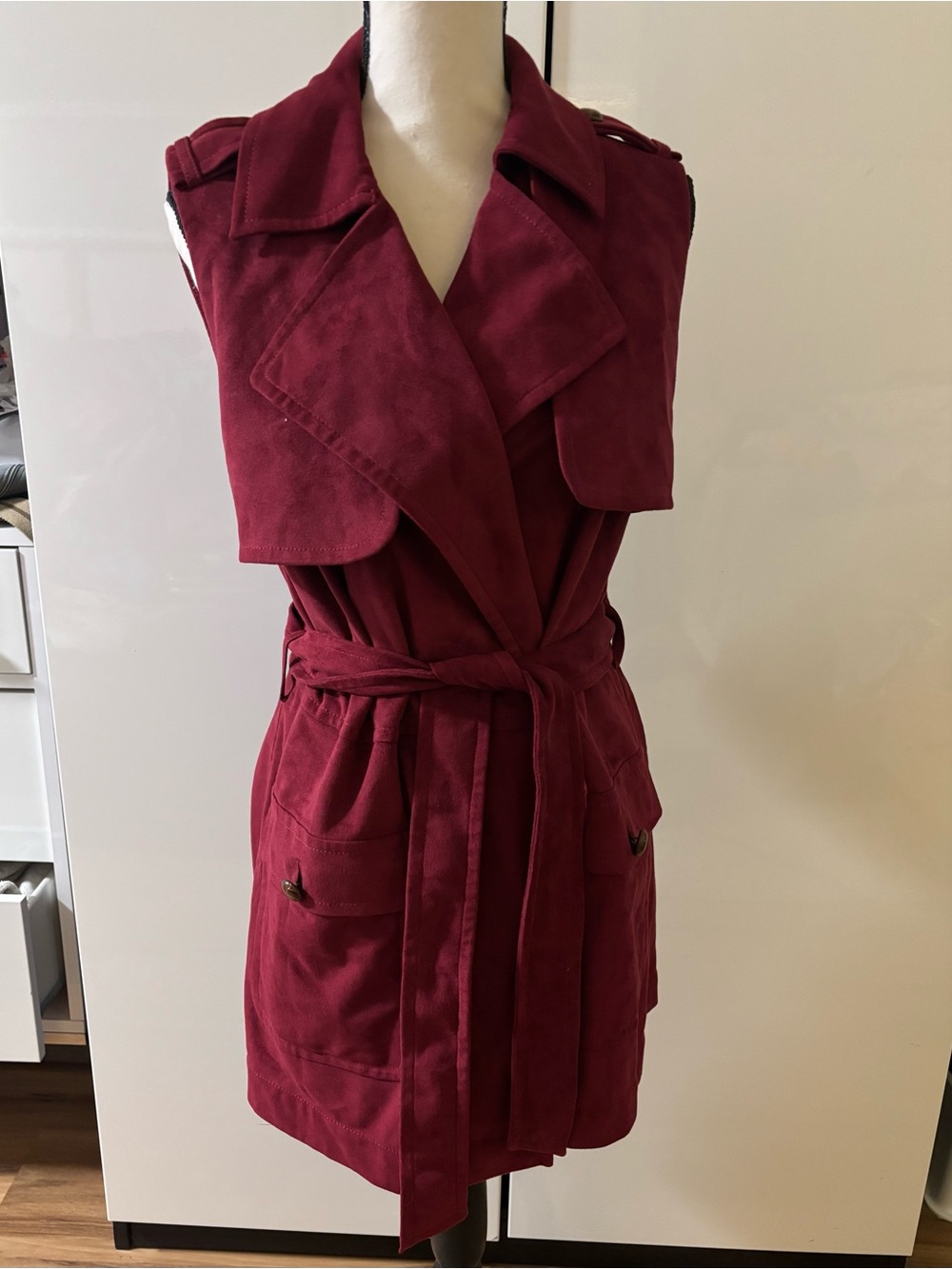 Belted vest